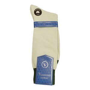 MEN'S VANNUCCI COUTURE MINT MESH FASHION DRESS SOCK.
